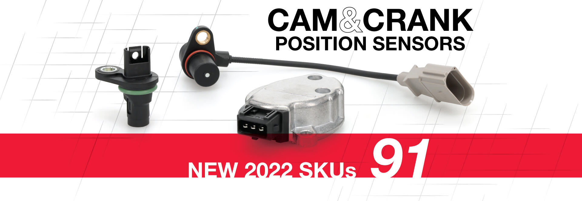 91 Camshaft and Crankshaft Sensors Launched in 2022