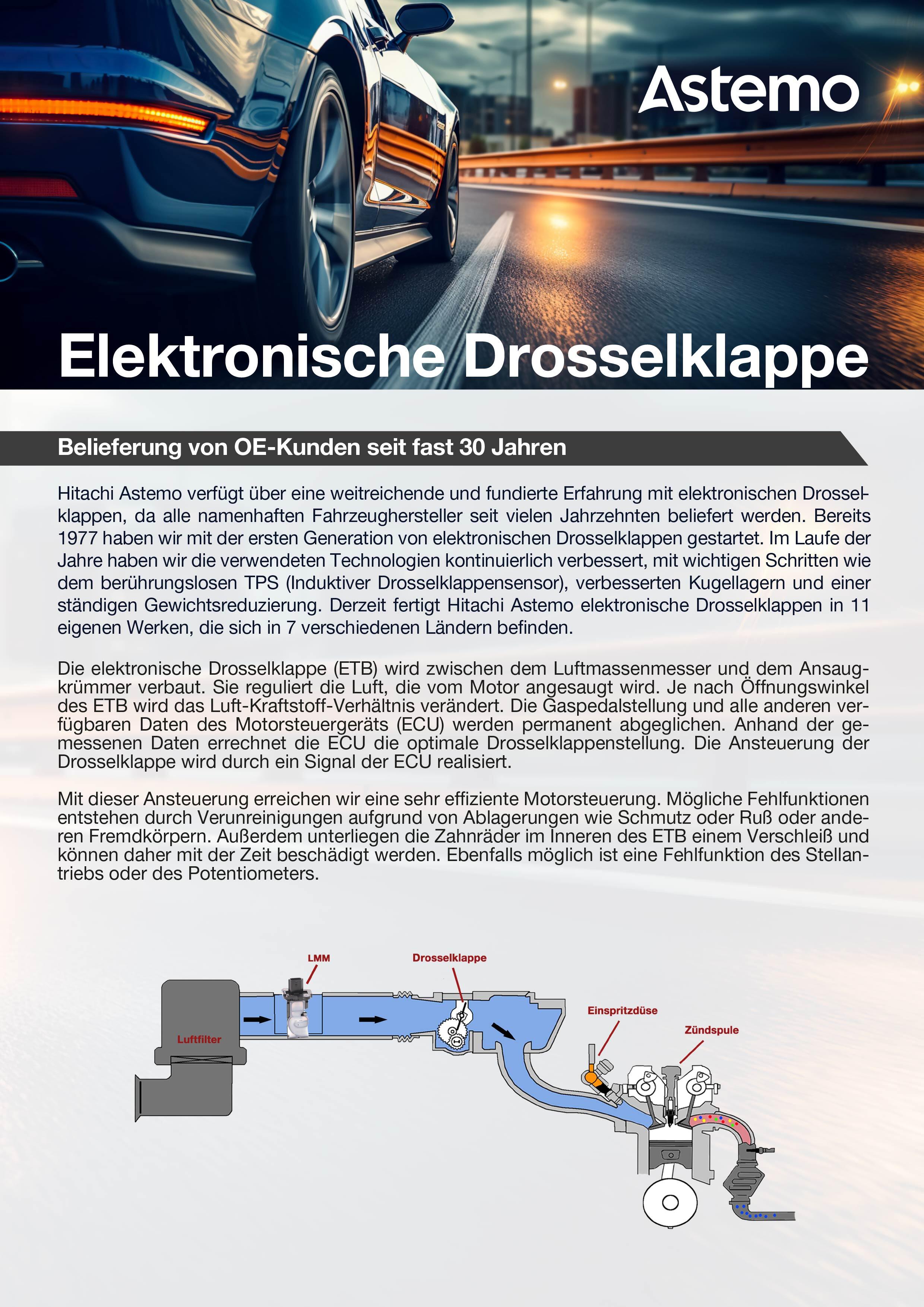 Elektronische Drosselklappe