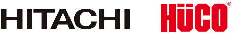 hitachi and hüco logo