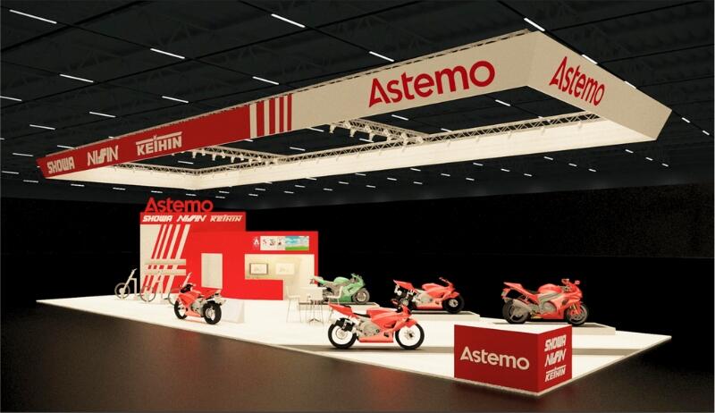 Astemo booth at EICMA